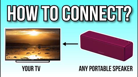 how to hook up a bluetooth speaker to tv
